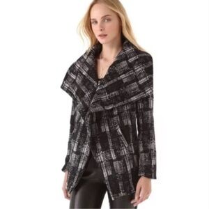 ANTHROPOLOGIE FUNKTIONAL Modernist Shall Collar Coat Jacket